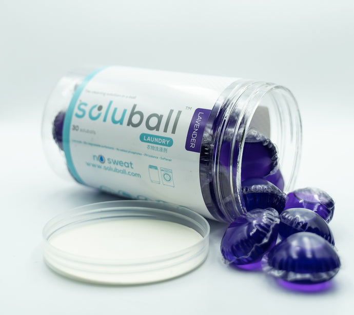 Soluball Laundry (Lavender) - Soluball Floor & Surface Capsules